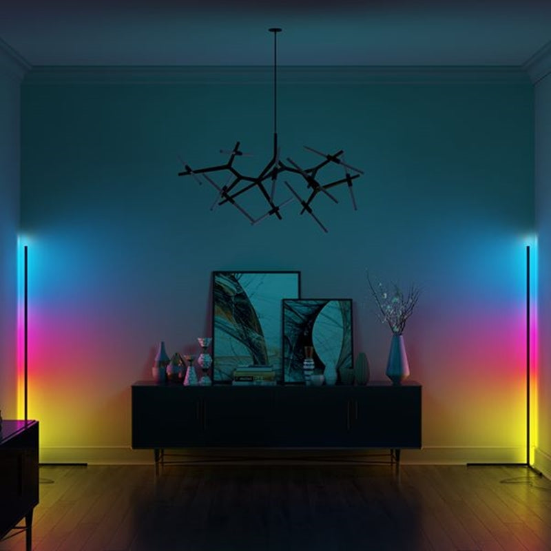 RGB Dimmable LED Corner Floor Lamp