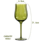 Vintage French-Style Hand-Blown Red Wine and Cocktail Glass