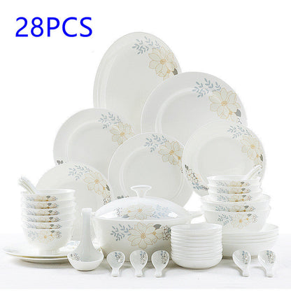 European-Style Bone China Tableware Set