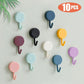 10-Piece Self-Adhesive Wall Hooks
