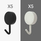 10-Piece Self-Adhesive Wall Hooks