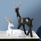 Modern Resin Deer Sculpture for Home Décor