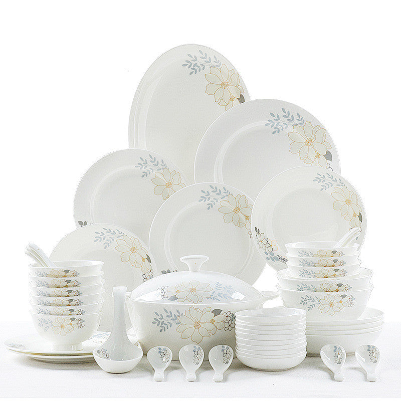European-Style Bone China Tableware Set