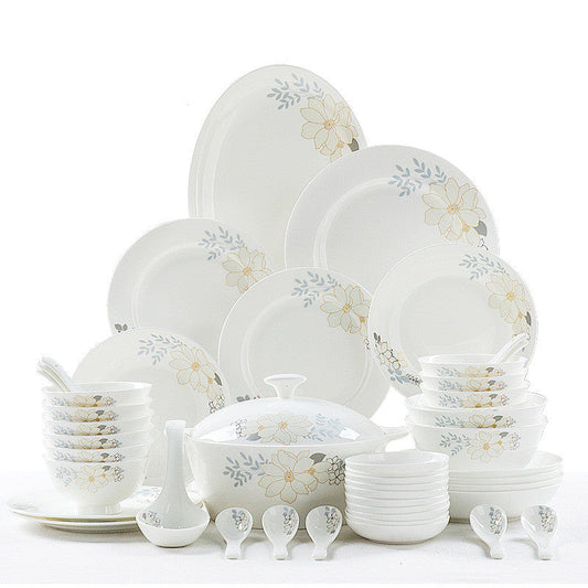 European-Style Bone China Tableware Set