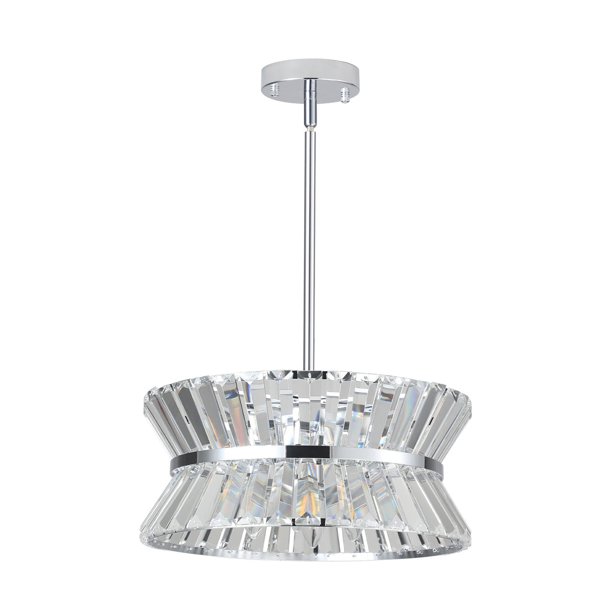 Modern Round Crystal Chandelier
