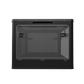 4-Pack Transparent Stackable Storage Bins with Wheels