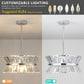 Modern Round Crystal Chandelier