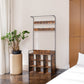 3-in-1 Entryway Coat Rack and Shoe Storage Hall Tree