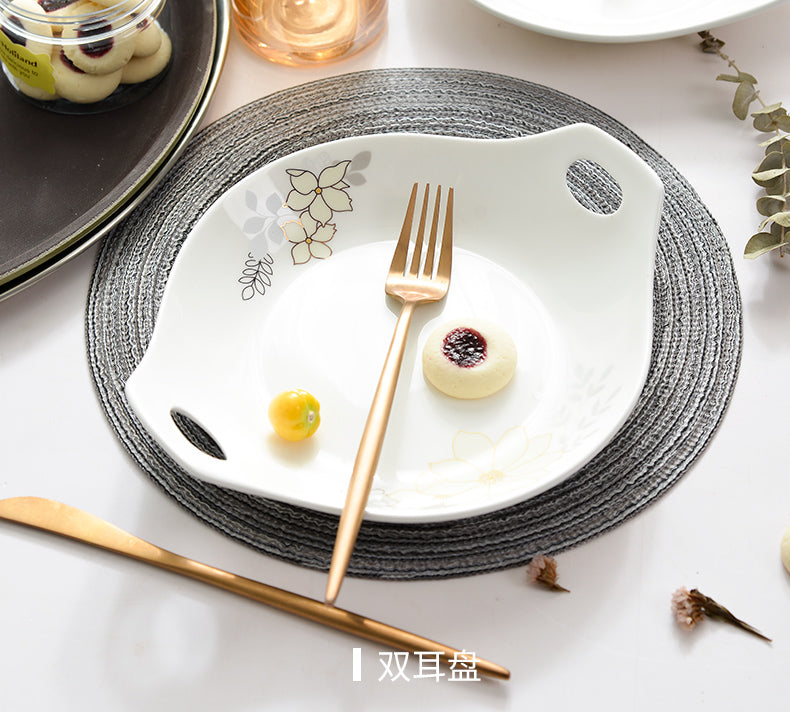 European-Style Bone China Tableware Set
