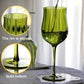 Vintage French-Style Hand-Blown Red Wine and Cocktail Glass