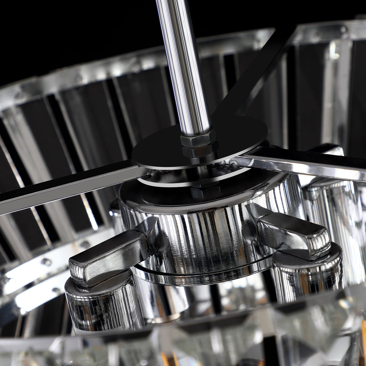 Modern Round Crystal Chandelier