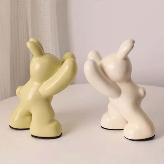 Decorative Ceramic Animal Figurine Bookends