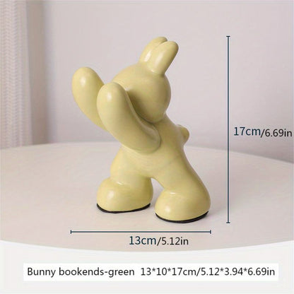 Decorative Ceramic Animal Figurine Bookends