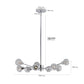 Modern Crystal Chandelier | 9-Light Chrome Ceiling Light