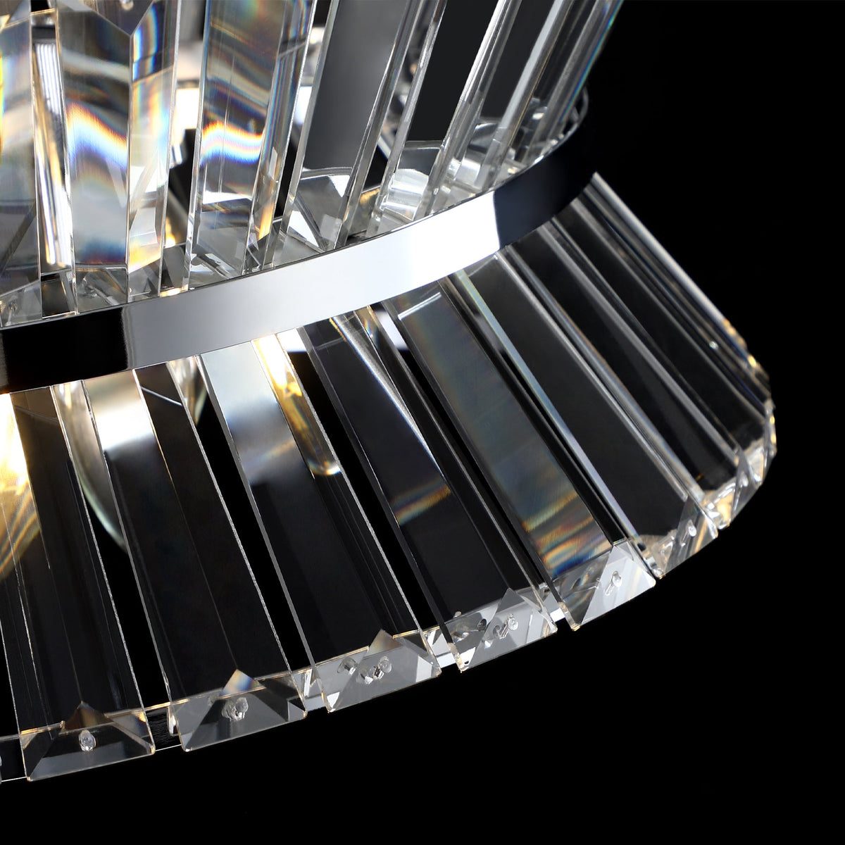 Modern Round Crystal Chandelier