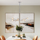 Modern Crystal Chandelier | 9-Light Chrome Ceiling Light