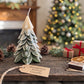 Evergreen Forest Christmas Snowcapped Tree Candle