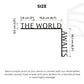 Wooden Corner Quote – The World Awaits