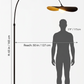 Wabi Sabi Rustic LED Floor Lamp