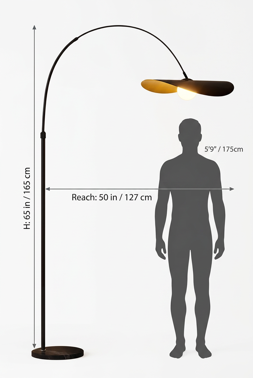 Wabi Sabi Rustic LED Floor Lamp