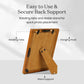 Mondrian Warm Oak Picture Frame Set of 2