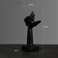 Resin Abstract Mask Sculpture for Home Décor