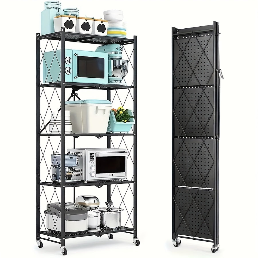 Heavy-Duty Shelving Unit | Metal 3/4/5-Tier Storage Rack