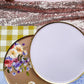 Gold and Light Pink Paper Plates (8 Pieces)