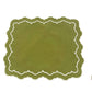 Green Rectangle Fabric Placemats (Set of 4)