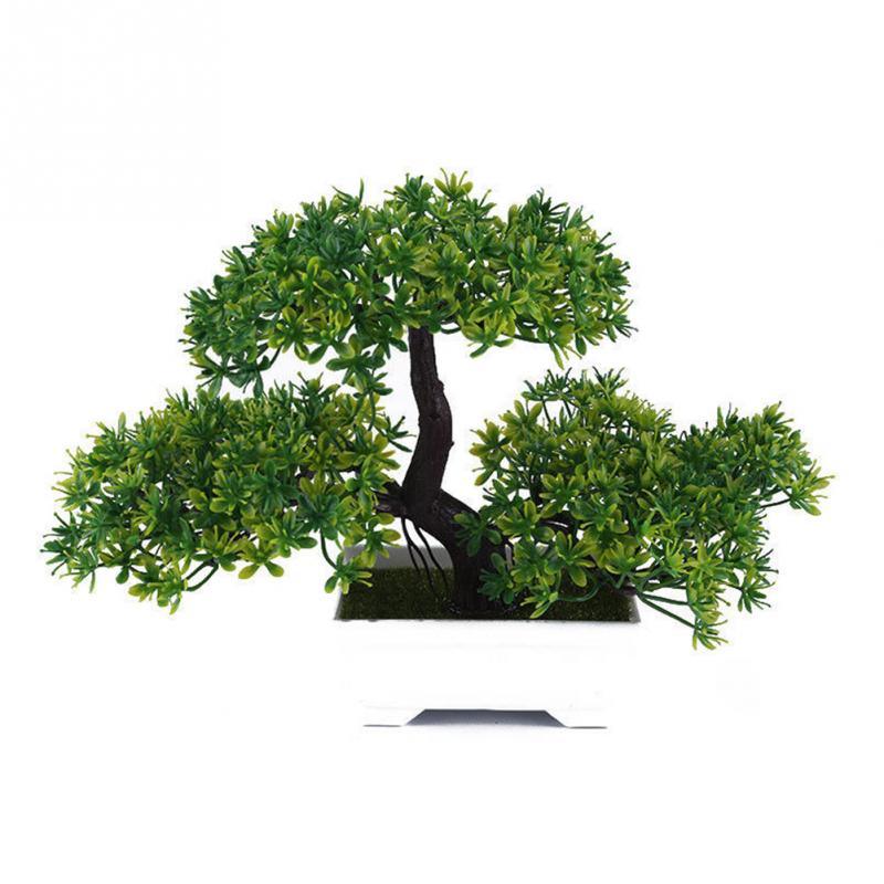 Artificial Bonsai Pine Tree | Decorative Potted Ornament